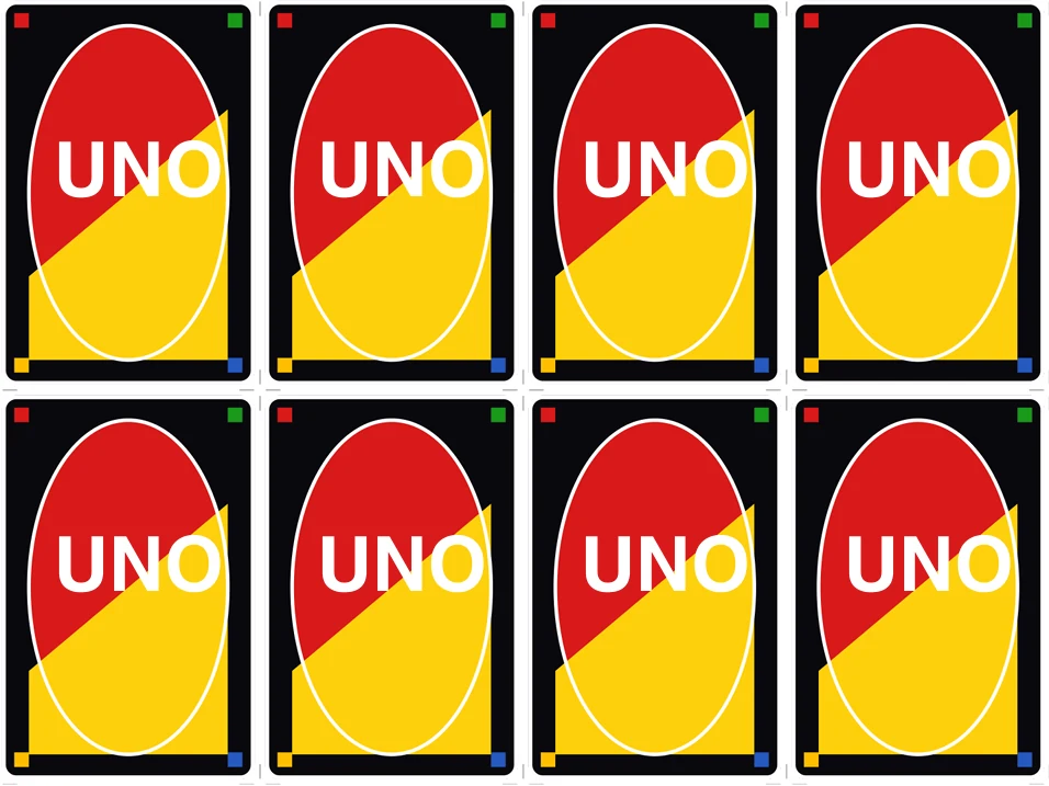UNO de Señas — reverso de las cartas